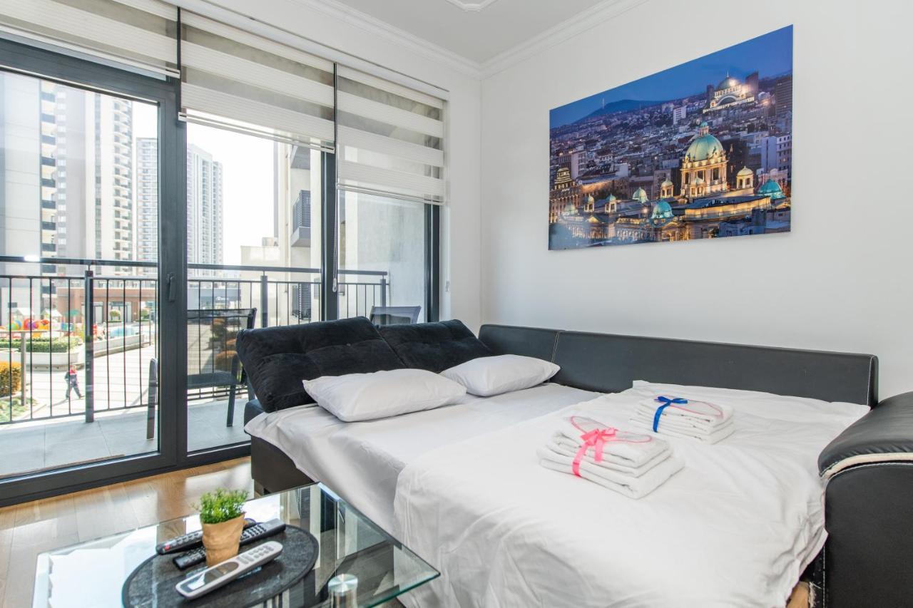 Modern Apartment In Belgrade Waterfront Bagian luar foto