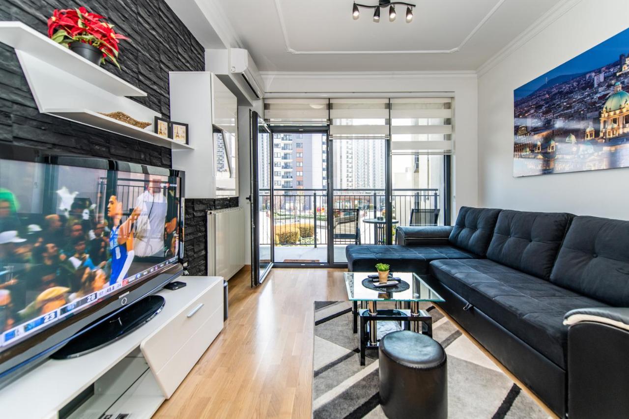 Modern Apartment In Belgrade Waterfront Bagian luar foto