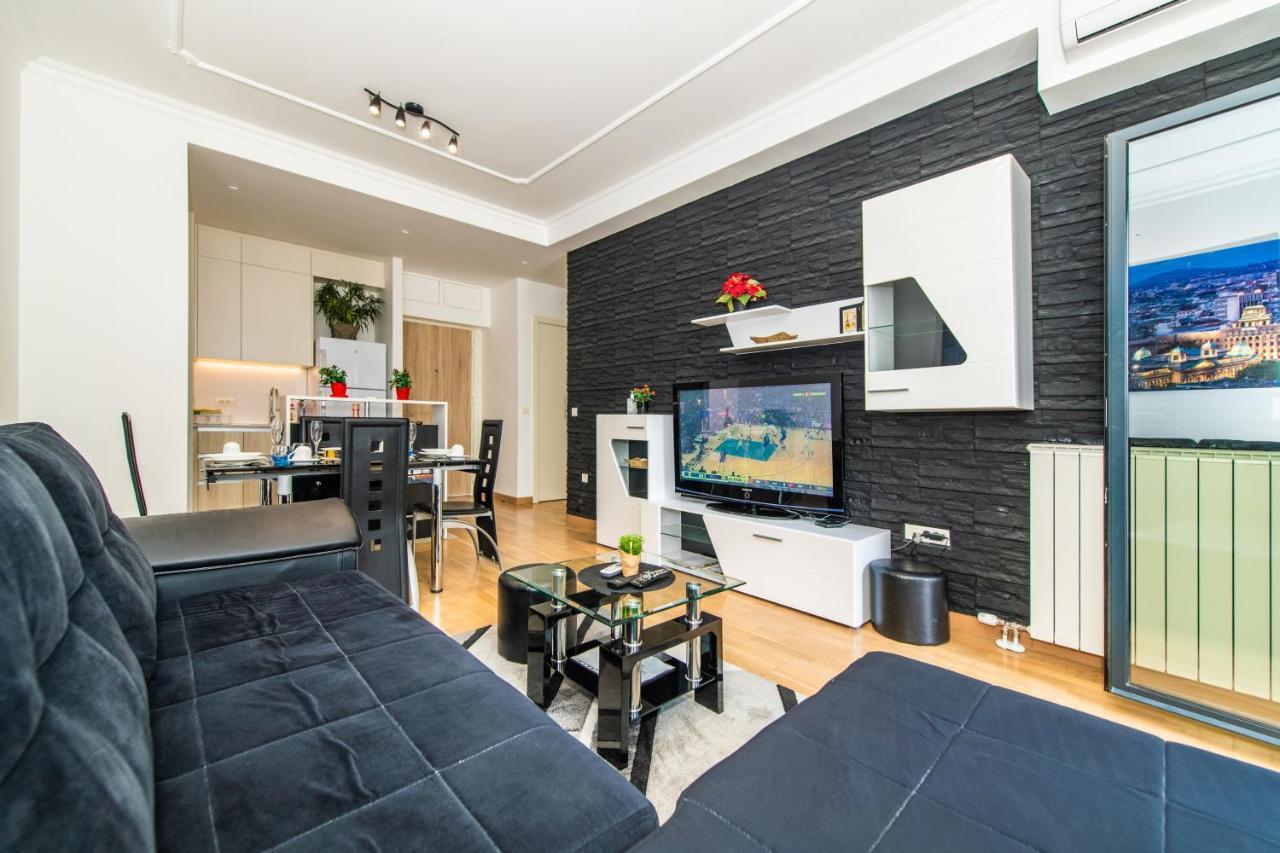 Modern Apartment In Belgrade Waterfront Bagian luar foto