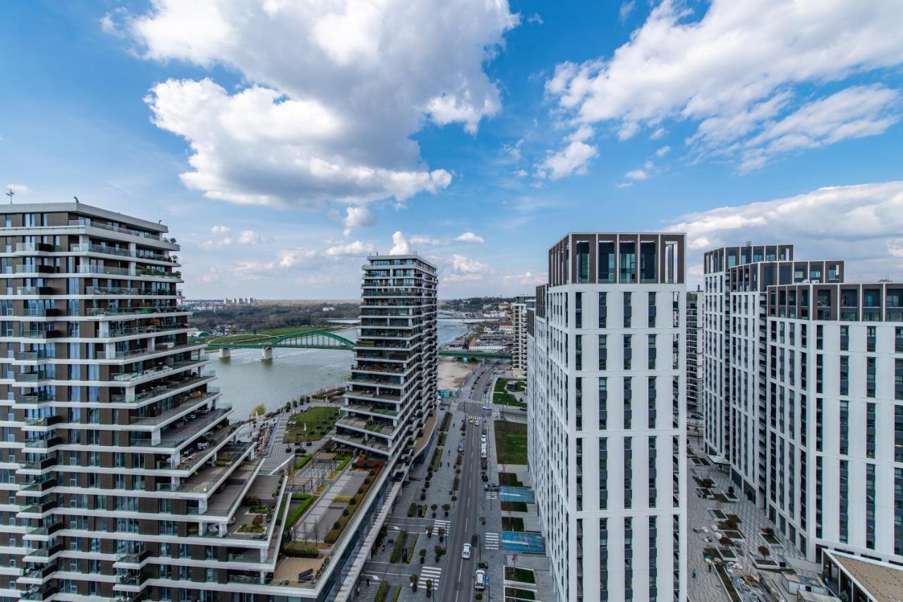 Modern Apartment In Belgrade Waterfront Bagian luar foto