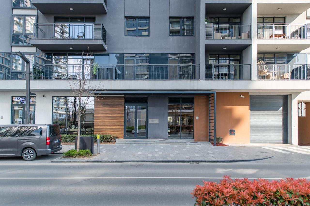 Modern Apartment In Belgrade Waterfront Bagian luar foto