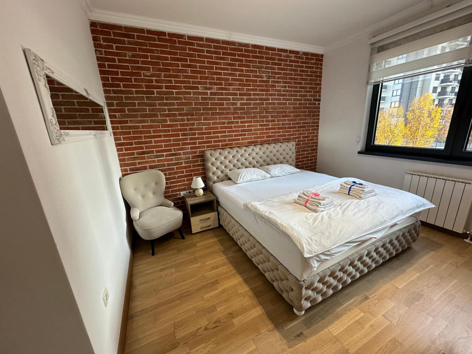 Modern Apartment In Belgrade Waterfront Bagian luar foto