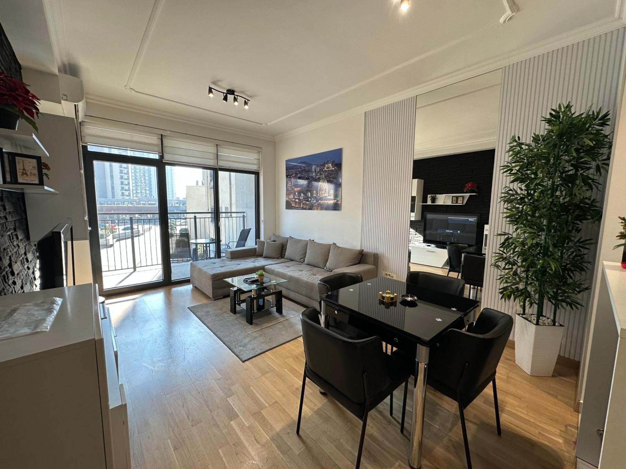 Modern Apartment In Belgrade Waterfront Bagian luar foto
