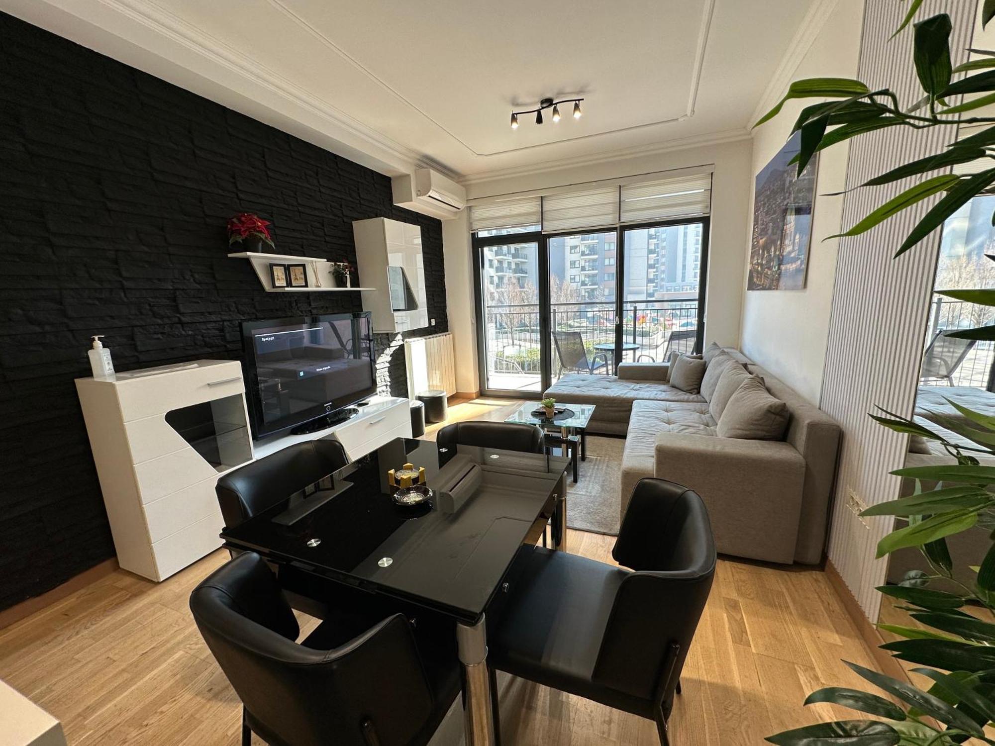Modern Apartment In Belgrade Waterfront Bagian luar foto